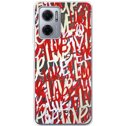 Чехол BoxFace Xiaomi Redmi Note 11E Love Graffiti