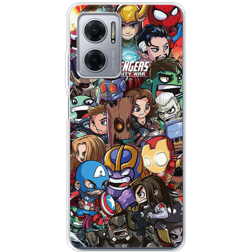 Чехол BoxFace Xiaomi Redmi Note 11E Avengers Infinity War