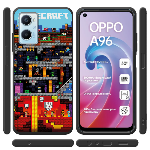 Чехол Boxface OPPO A96 Minecraft Lode Runner