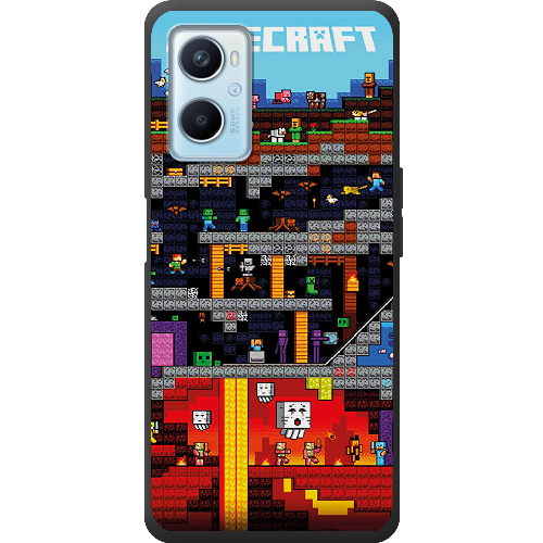 Чехол Boxface OPPO A96 Minecraft Lode Runner