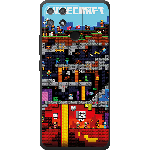 Чехол BoxFace Realme Narzo 50A Minecraft Lode Runner