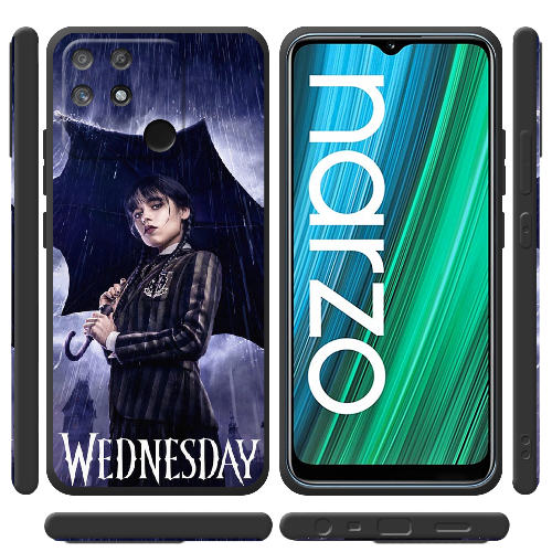 Чехол BoxFace Realme Narzo 50A Wednesday Addams