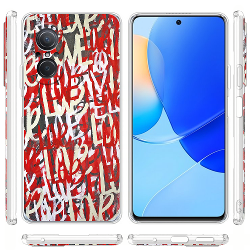 Чехол BoxFace Huawei Nova 9 SE Love Graffiti