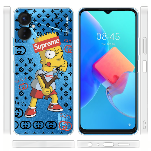 Чехол BoxFace Tecno Spark 9 Pro Yellow Fun