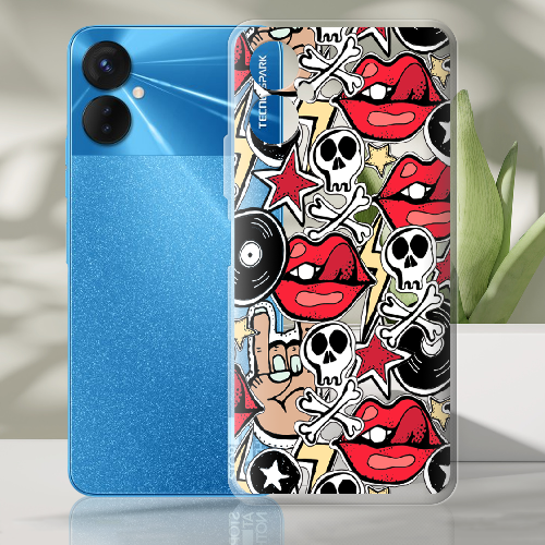 Чехол BoxFace Tecno Spark 9 Pro Rock Graffiti