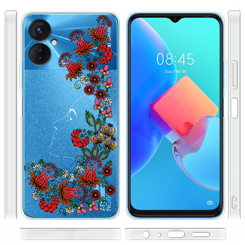 Чехол BoxFace Tecno Spark 9 Pro 3D Ukrainian Muse