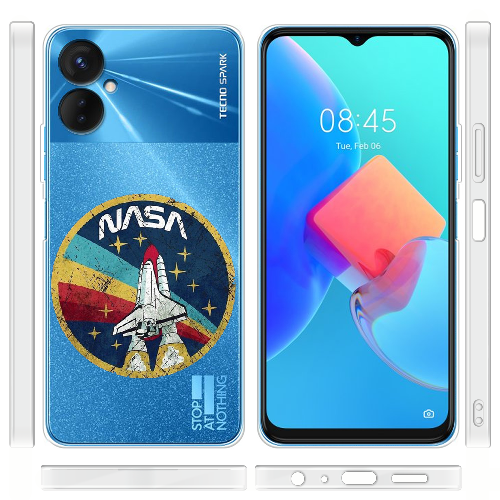 Чехол BoxFace Tecno Spark 9 Pro Space Shuttle NASA