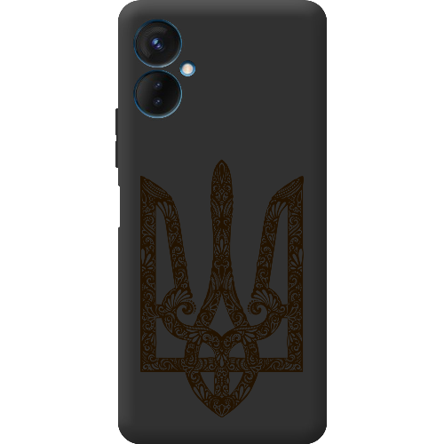 Чехол BoxFace Tecno Spark 9 Pro Ukrainian Black Trident