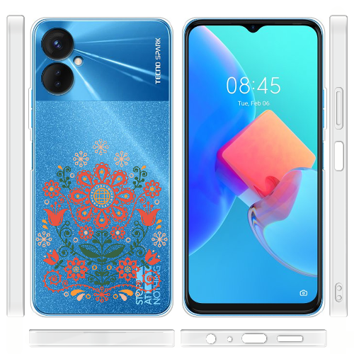 Чехол BoxFace Tecno Spark 9 Pro Ukrainian Ornament