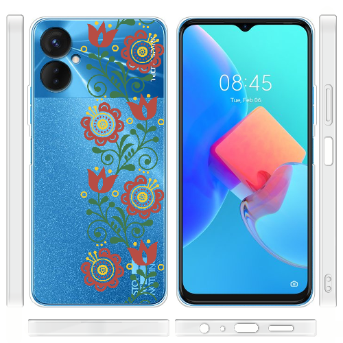 Чехол BoxFace Tecno Spark 9 Pro Ethno Flower