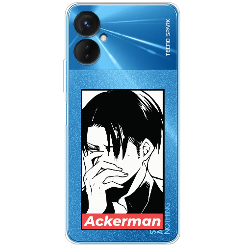 Чехол BoxFace Tecno Spark 9 Pro Attack On Titan - Ackerman