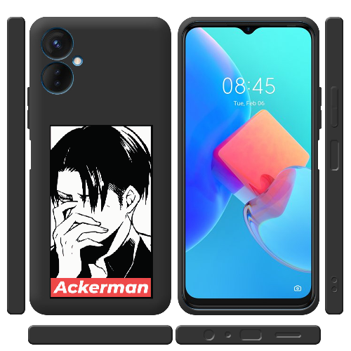 Чехол BoxFace Tecno Spark 9 Pro Attack On Titan - Ackerman