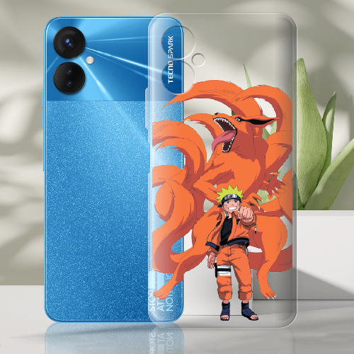 Чехол BoxFace Tecno Spark 9 Pro Naruto and Kurama