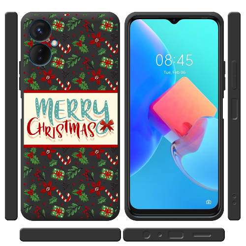 Чехол BoxFace Tecno Spark 9 Pro Vintage Christmas Congratulation