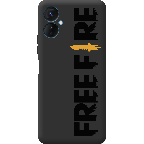 Чехол BoxFace Tecno Spark 9 Pro Черный Free Fire