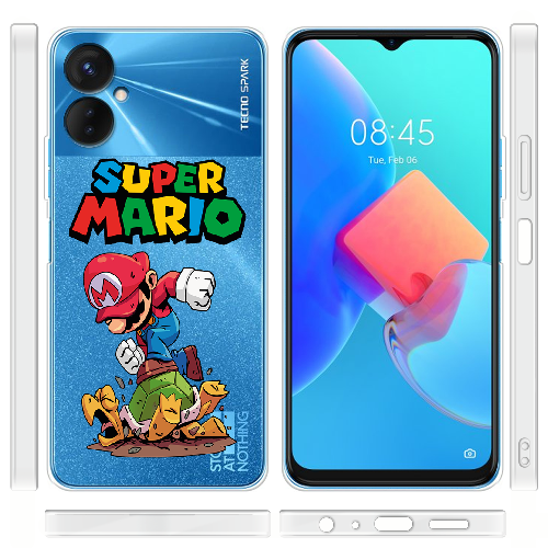 Чехол BoxFace Tecno Spark 9 Pro Super Mario