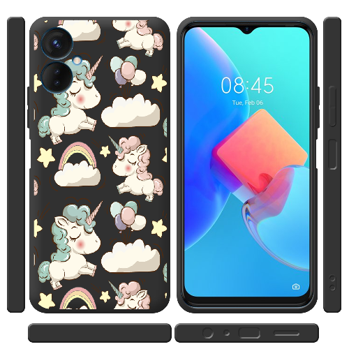 Чехол BoxFace Tecno Spark 9 Pro Unicorns