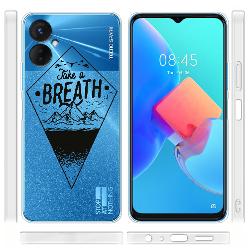 Чехол BoxFace Tecno Spark 9 Pro Take a Breath