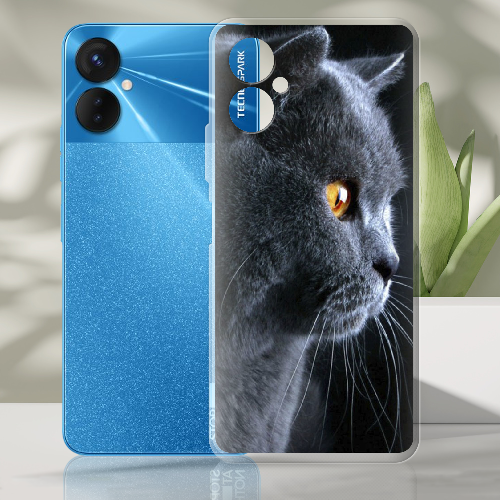 Чехол BoxFace Tecno Spark 9 Pro English cat