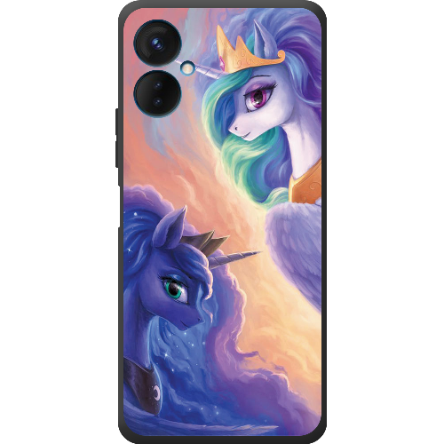 Чехол BoxFace Tecno Spark 9 Pro My Little Pony Rarity Princess Luna