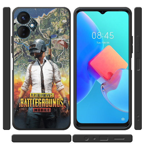 Чехол BoxFace Tecno Spark 9 Pro PUBG Mobile