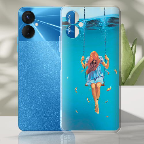 Чехол BoxFace Tecno Spark 9 Pro Girl In The Sea