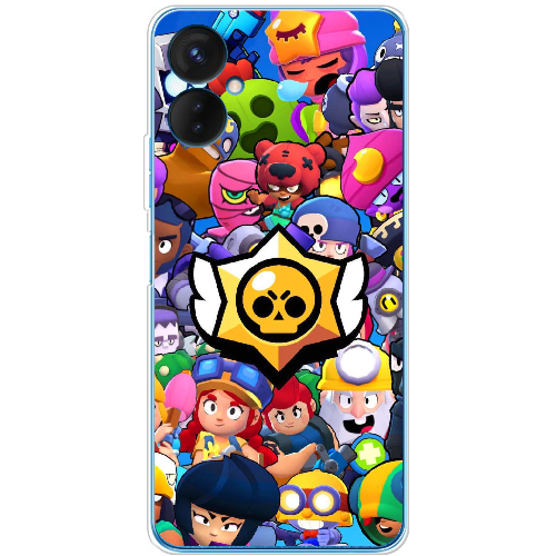 Чехол BoxFace Tecno Spark 9 Pro Brawl Stars