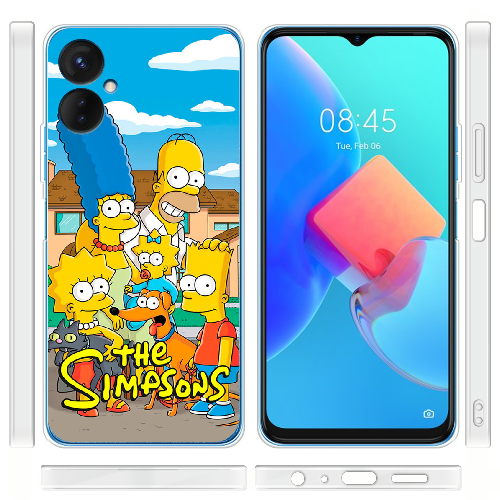 Чехол BoxFace Tecno Spark 9 Pro the simpsons