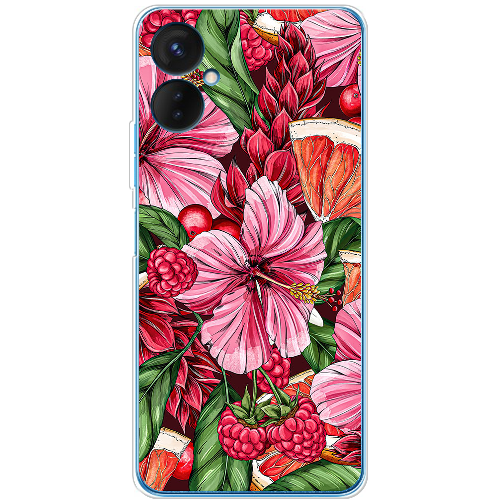 Чехол BoxFace Tecno Spark 9 Pro Tropical Flowers