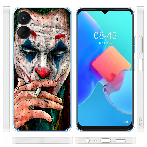 Чехол BoxFace Tecno Spark 9 Pro Joker Smoking