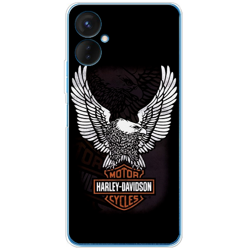 Чехол BoxFace Tecno Spark 9 Pro Harley Davidson and eagle