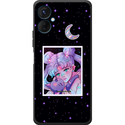 Чехол BoxFace Tecno Spark 9 Pro Sailor Moon night