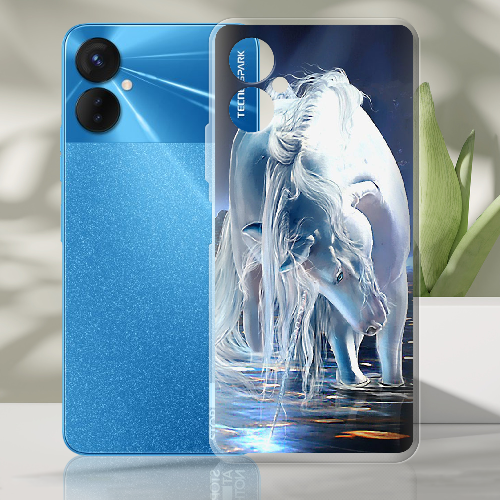 Чехол BoxFace Tecno Spark 9 Pro White Horse