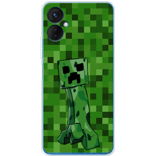 Чехол BoxFace Tecno Spark 9 Pro Minecraft Creeper