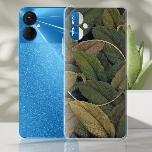 Чехол BoxFace Tecno Spark 9 Pro Green Leaf