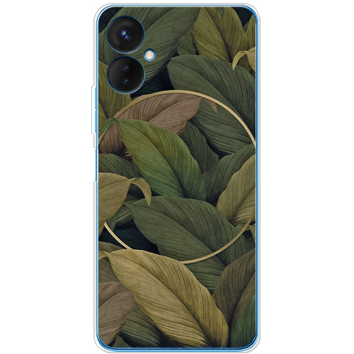 Чехол BoxFace Tecno Spark 9 Pro Green Leaf