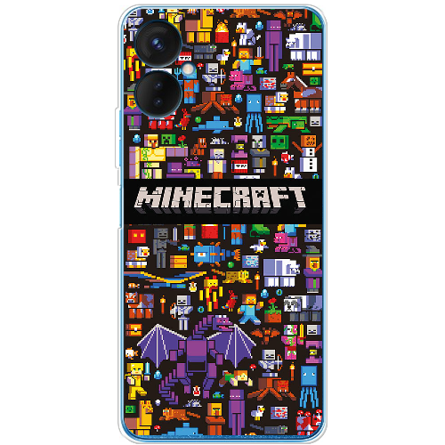 Чехол BoxFace Tecno Spark 9 Pro Minecraft Mobbery