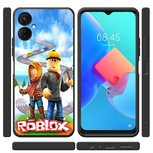 Чехол BoxFace Tecno Spark 9 Pro Roblox Білдерман