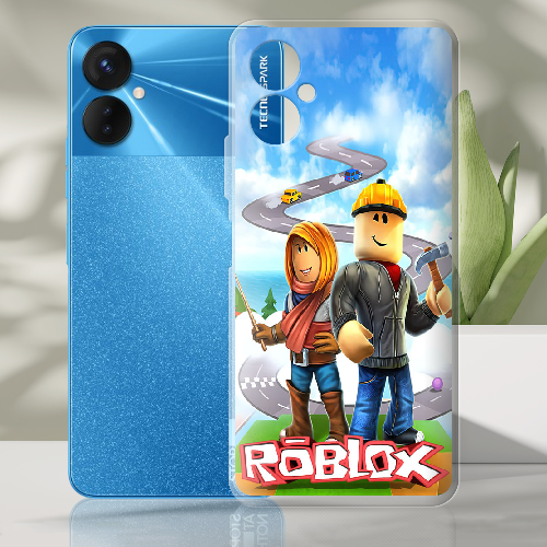 Чехол BoxFace Tecno Spark 9 Pro Roblox Білдерман