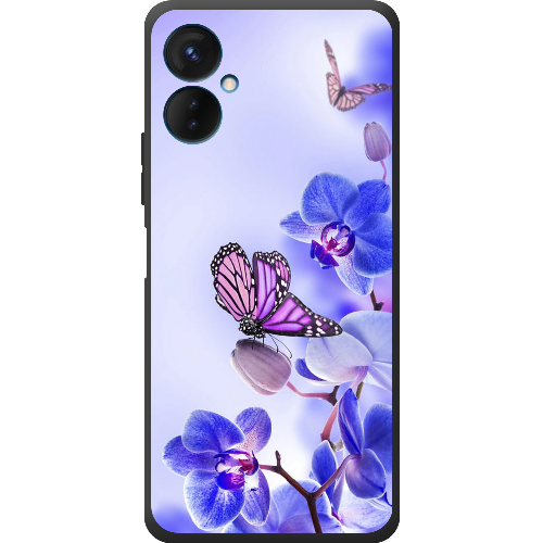 Чехол BoxFace Tecno Spark 9 Pro Orchids and Butterflies