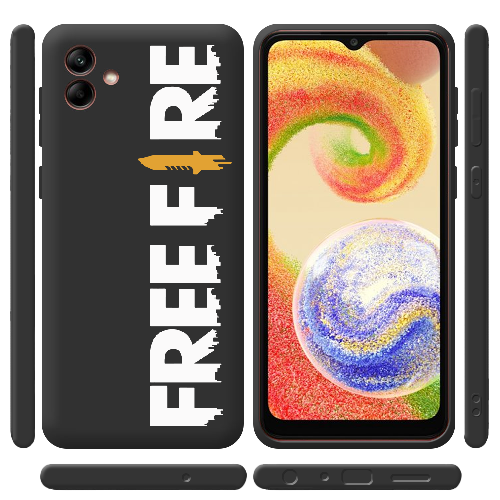 Чехол BoxFace Samsung Galaxy A04 (A045) Белый Free Fire