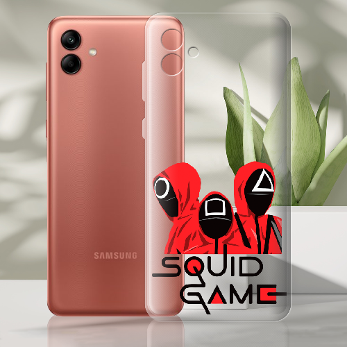 Чехол BoxFace Samsung Galaxy A04 (A045) siquid game люди в красном
