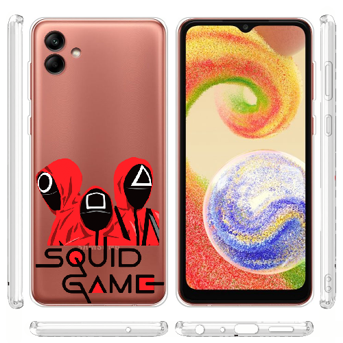 Чехол BoxFace Samsung Galaxy A04 (A045) siquid game люди в красном