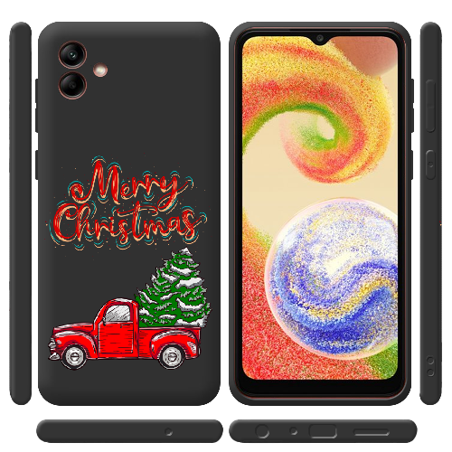 Чехол BoxFace Samsung Galaxy A04 (A045) Holiday Car Merry Christmas