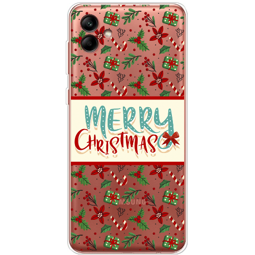 Чехол BoxFace Samsung Galaxy A04 (A045) Vintage Christmas Congratulation