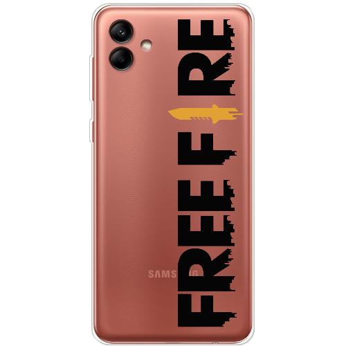 Чехол BoxFace Samsung Galaxy A04 (A045) Черный Free Fire