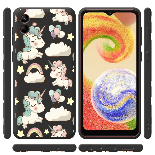 Чехол BoxFace Samsung Galaxy A04 (A045) Unicorns