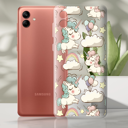 Чехол BoxFace Samsung Galaxy A04 (A045) Unicorns