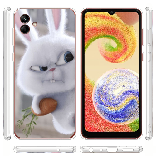 Чехол BoxFace Samsung Galaxy A04 (A045) Rabbit Snowball