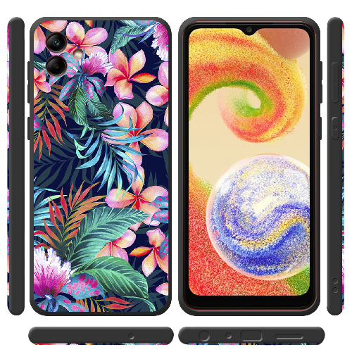 Чехол BoxFace Samsung Galaxy A04 (A045) flowers in the tropics